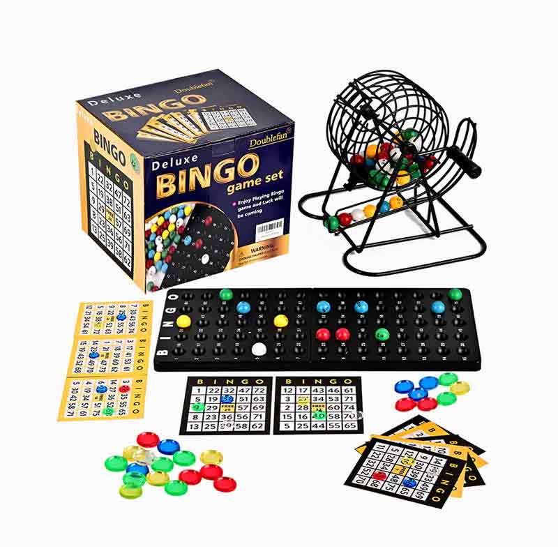 Rodinná párty farebná bingo hná lopta set