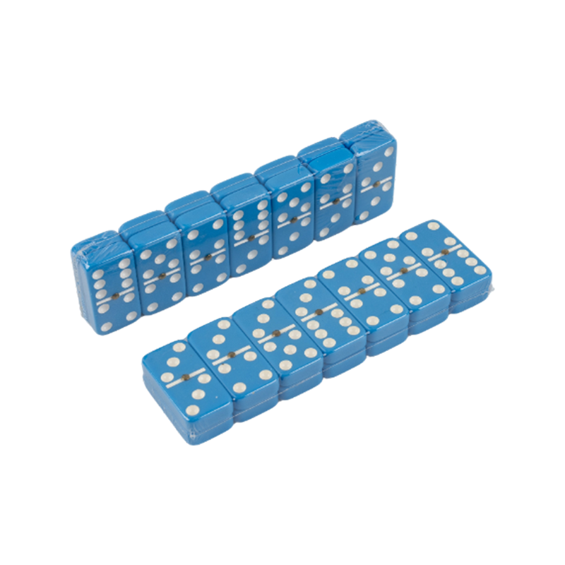 Blue Family Domino Game Set